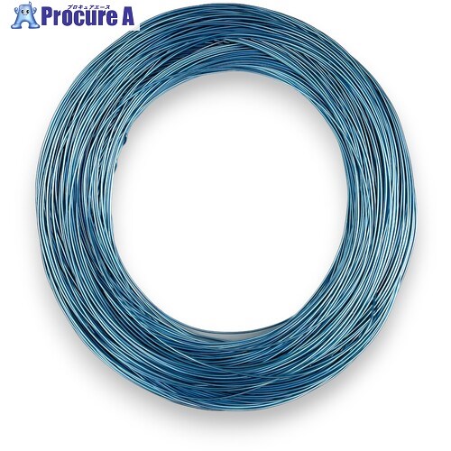 DAIDOHANT アルミ線 アクアブルー 5kg巻 2mmx600m 10155667 1巻 ■▼684-8843 【送料都度見積】｜プロキュアエース