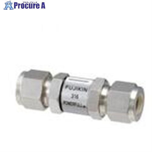 Fujikin SUS鋼製ラインチャッキバルブ_22MPa_PUCL-922 PUCL-922-12.7-0.07-V 1個 ■▼685-8239 【送料都度見積】