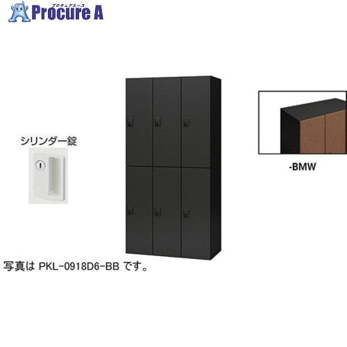 NAIKI 個人的ロッカー(6人用) 衣嚢 PKL型 ラージタイプ 円柱錠 PKL-09186-BMW 1台 ■▼612-4095 ※人間宅様送ること不可
