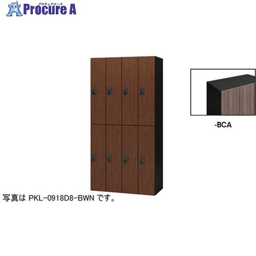 NAIKI 個人的ロッカー(8人用) 衣嚢 PKL型 ラージタイプ 文字盤錠 PKL-0918D8-BCA 1台 ■▼612-4270 ※人間宅様送ること不可 ロッカー-オフィス家具-オフィス収納