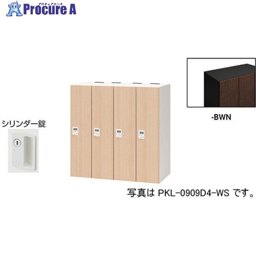 NAIKI パーソナルロッカー PKL-09094-BWN 1台 ■▼612-4363 ※個人宅様送り不可