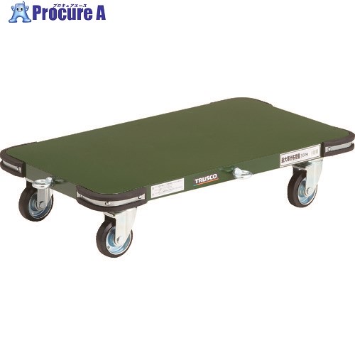 TRUSCO 鋼鉄製平台車 800X450 Φ100プレス車 フック引棒付 PHT-8045F 1台 ■▼149-5799 |プロキュアエース