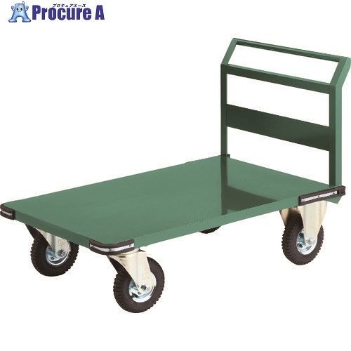 TRUSCO 鋼鉄製運搬車 1200X750 空気入タイヤ PH-1-AR 1台 ■▼149-5857
