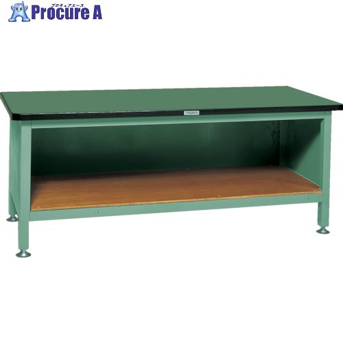 TRUSCO 重荷重作業台(3000kg)TWZ型 1800X900XH740 基本タイプ グリーン色 RTWZ-1809 (ﾘﾉﾘｭｰﾑﾊﾞﾘﾃﾝﾊﾞﾝ) 1台 ■▼240-7141 ※車上渡し