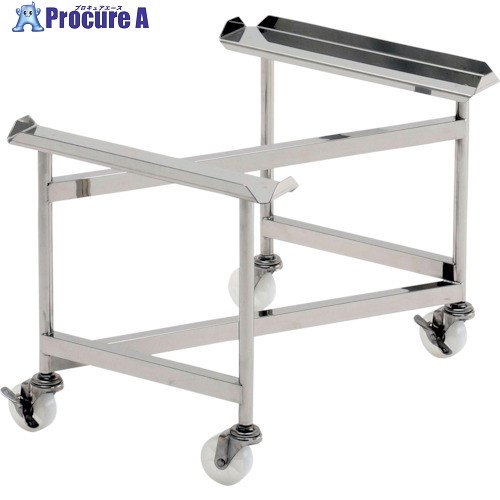 テックサス ステンレスZ型キャリー(SUS75φナイロン車2J2JS) 640×450×450 PZ-30D-450H 1台 ■▼361-1548 【送料都度見積】|プロキュアエース