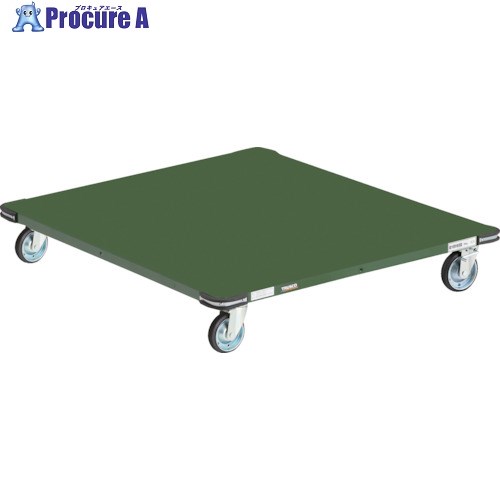 TRUSCO 鋼鉄製平台車 1200X1200 Φ150ブレーキ付き プレス車 PHT-1212H-150 1台 ■▼386-8746