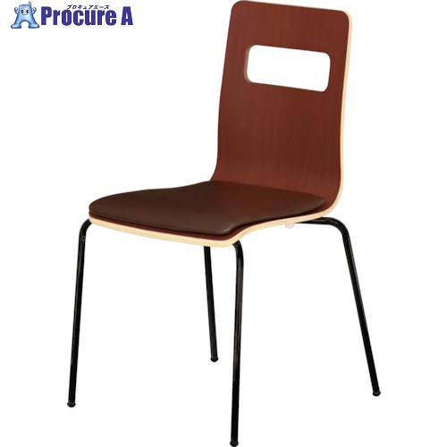 TRUSCO 肌理調女性議長 赤銅色×黒いこと 赤銅色座布団 RLESBR-BB 1脚 ■▼390-2238 【貨物輸送都度積もり書き】