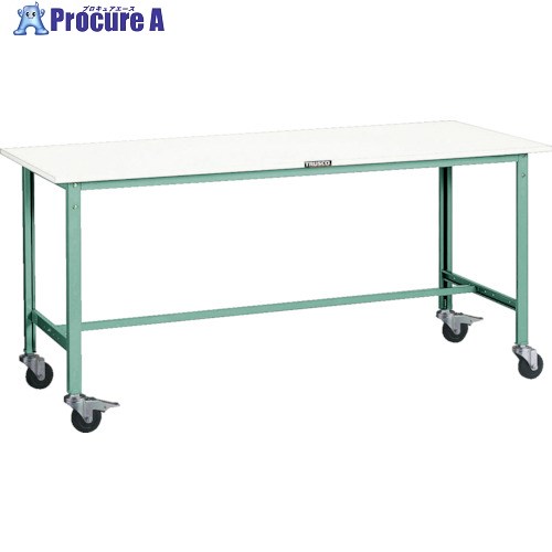 TRUSCO 軽掛け目やり方台(150kg)AE型 900X600XH845 φ100キャスター付 白いこと色 RAE-0960C100 W 1台 ■▼770-2400
