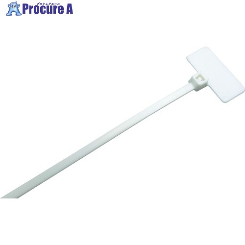 PANDUIT 旗型タイプナイロン結束バンド 難燃性白 (1000本入) PLF1M-M69 1袋 ▼850-3816