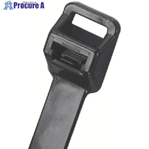 PANDUIT リリースタイ 取り外し可能ナイロン結束バンド 耐候性黒 100本 PRT12EH-C0 1袋 ▼850-3830