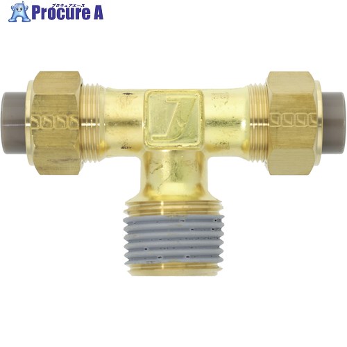 潤工社 黄銅製継手(インチ系列) テー 12.70×9.56mm PT1/2 PTA-1/2-PT1/2-BS 20個 ■▼572-7671 【送料都度見積】|プロキュアエース