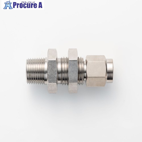 潤工社 ステンレス継手 隔壁オスユニオン 12×10mm PT1/4 PUN-12X10-PT1/4-SUS 10個 ■▼573-0760 【送料都度見積】