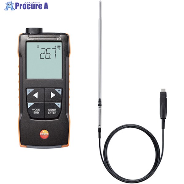 TESTO testo 110 科学研究所用気温計書き割り TESTO 110 LABORATORY SET 1S ■▼524-9380 【貨物輸送都度積もり書き】