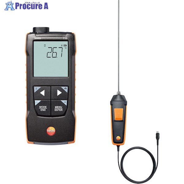 TESTO testo 110 標準尺度体温計仕掛ける TESTO 110 REFERENCE SET 1S ■▼525-2808