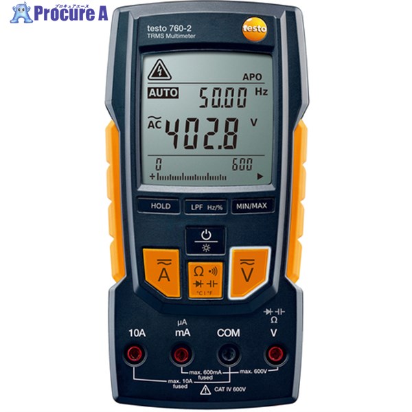 TESTO デジタルマルチメーター testo 760-2 0590 7602 1台 ■▼657-2120 【貨物輸送都度積もり書き】