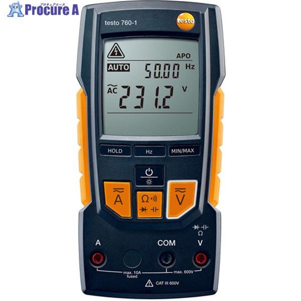TESTO デジタルマルチメーター testo 760-1 0590 7601 1台 ■▼657-2178 【貨物輸送都度積もり書き】