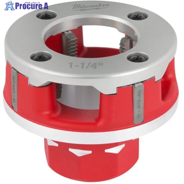 milwaukee 鋼管用チェーザ(4枚)付ダイヘッド 1-1/4&rdquo;(32A) 4932480248 1個 ■▼684-0185 【送料都度見積】｜プロキュアエース