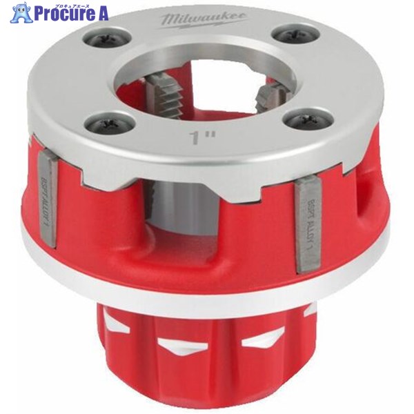 milwaukee 鋼管用チェーザ(4枚)付ダイヘッド 1”(25A) 4932480247 1個 ■▼684-0186 【送料都度見積】|プロキュアエース