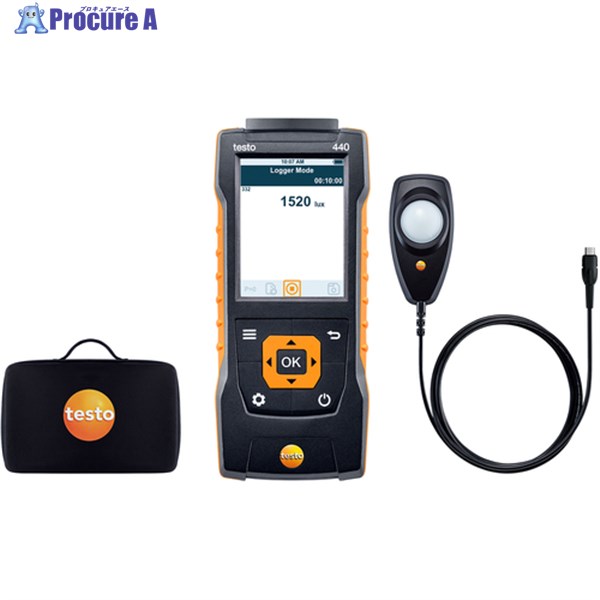 TESTO 照明計 testo 440 照明プローブセット 0563 4402 1式 ■▼127-2604