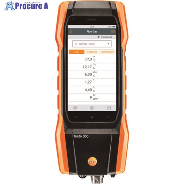 TESTO かっこ良い排気ガス計 testo 300 O2、CO仕掛ける TESTO300O2COSET 1個 ■▼252-2332