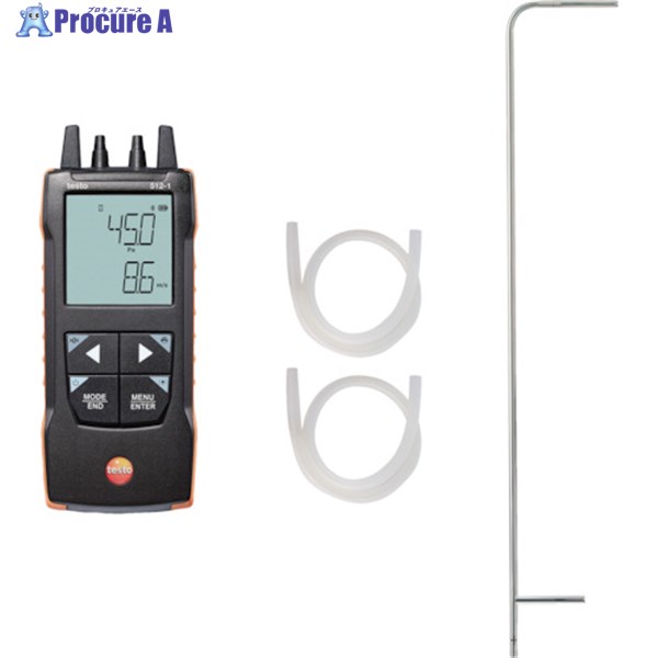 TESTO 差圧式風速計 testo 512-1 セット1 TESTO512-1 PITOTSET1 1S ■▼525-2809