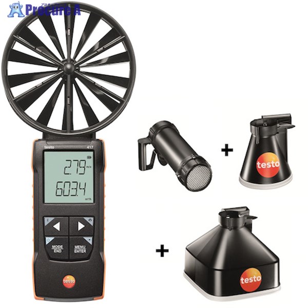 TESTO testo 417 ファンネルセット2 0563 2417 1台 ■▼525-2811 |プロキュアエース