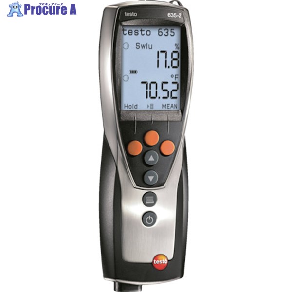TESTO 専門的社会階級温湿度計 USB有線テレビ＆ソフトウエア付 TESTO635-2 1台 ■▼819-3722
