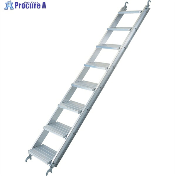 PiCa 足がかり用軽銀上がり段 KDB-F458ATZ 1台 ■▼380-9531 DIY・工具-作業台-はしご・作業台