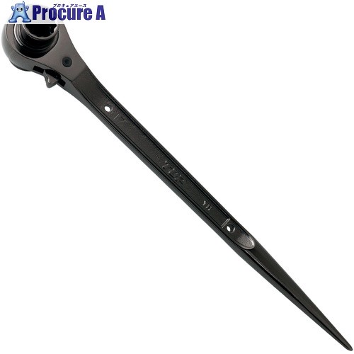 TOP 両口ラチェットレンチ ブラックニッケルメッキ遣りかた RM-17X21N-ST-BN 12丁 ■▼711-5515 【貨物輸送都度積もり書き】
