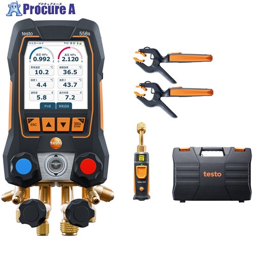 TESTO デジタルマニホールド testo 558s 仕掛ける 0564 5582 55 1S ■▼712-5761 【貨物輸送都度積もり書き】