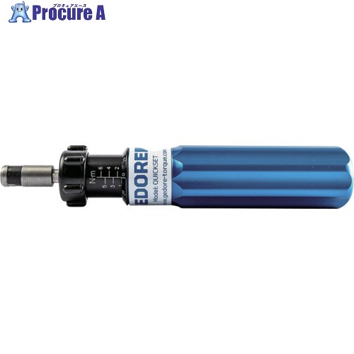 GEDORE プリセット型トルクドライバー QS6 FH BLUE 7718130 1個 ▼693-8196 ｜プロキュアエース