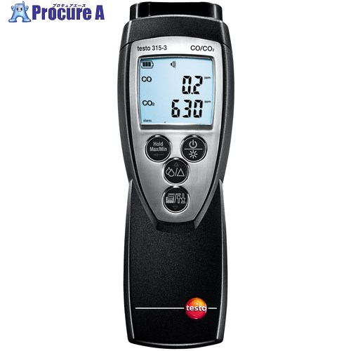 TESTO CO計 testo 315-4 目覚まし時計付CO計 0632 3155 1台 ■▼657-3687