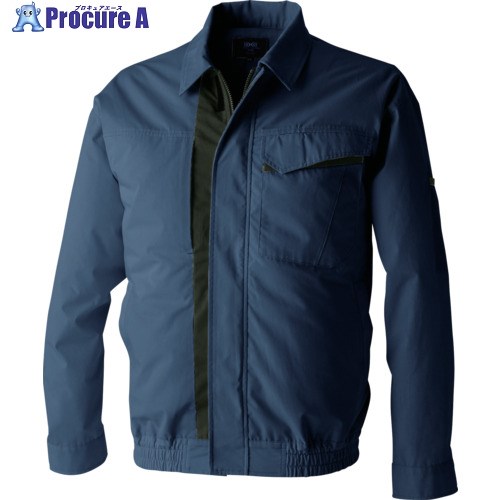 空調服 空調服[[R下]] 長袖ブルゾン ブルー 5L ウェアのみ KU92500N50S7 1着 ▼701-3471