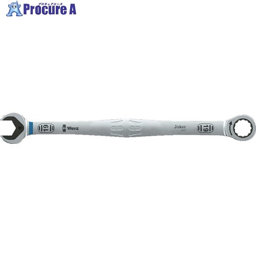 Wera 6007 滑稽者 コンビネーションラチェットレンチ(ロング)19粍 020354 1個 ▼693-1431