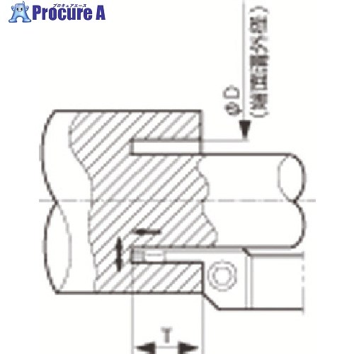 京セラ 多役立つこと・端面溝入れ産業用ホルダ KFMS KFMSL2525M100150-4 1個 ▼549-6438  ●MA515