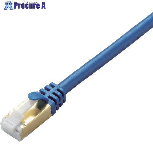 ELECOM ツメの折れないローカルエリアネットワーク有線テレビ CAT7判定基準 20m メタリックブルー LD-TWST/BM200 1本 ▼828-8874