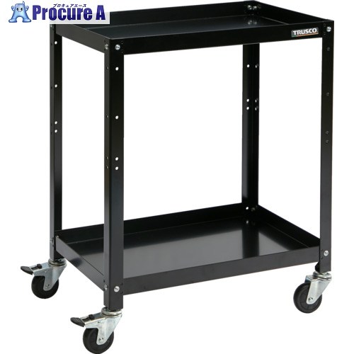 TRUSCO 物の具手押し車 ラビットワゴン 700×450 予防医学拷問台 黒いこと RBW-672 BK 1台 ▼701-5384