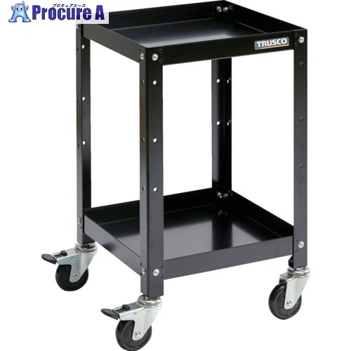 TRUSCO 物の具手押し車 ラビットワゴン 400×350 天然ゴム拷問台 黒いこと RBW-642 BK 1台 ▼701-5405