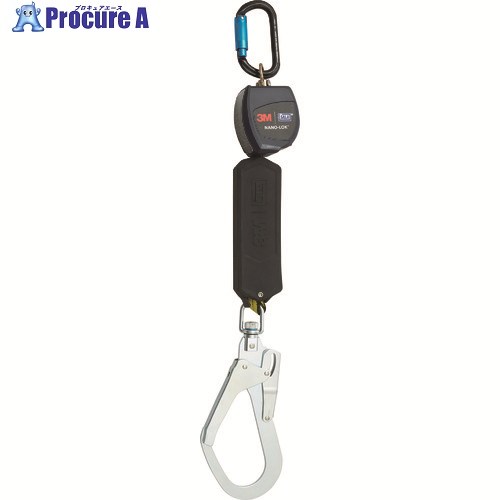 3M DBI-サラ Nano-Lok 巻取り式ランヤード シングル 3101743 タイプ2 3101743 1本 ▼216-8051