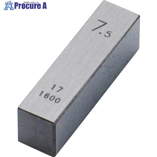 SK 鋼ブロックゲージ 0級相当品 7.50mm GB0-750 1個 ▼237-5054