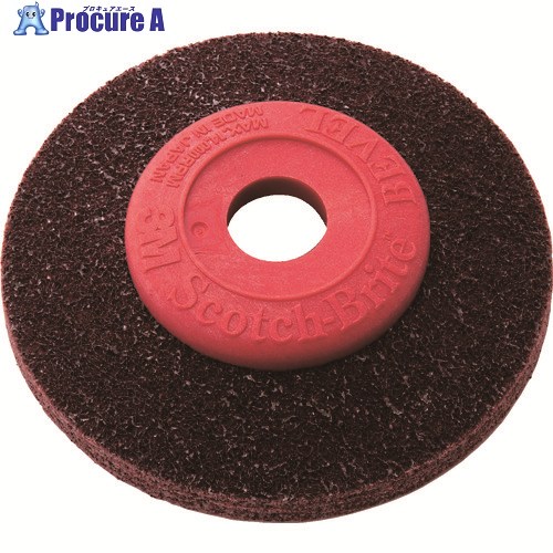 3M スコッチ・ブライト ベベルレッド エアー工具用 #320相当 BEBERU RED AIR 10個 ▼297-8059 ｜プロキュアエース