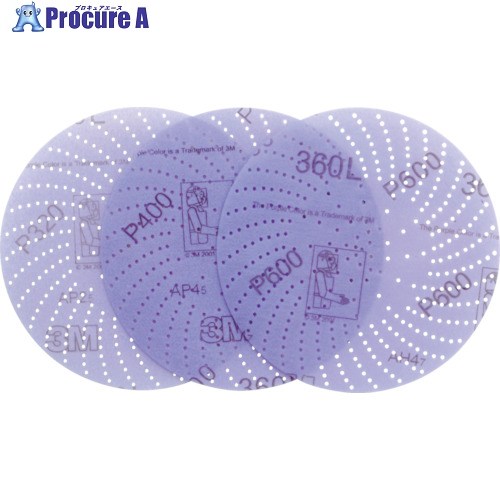 3M クリーンサンディングディスク 360L P800 外径127粍 360L CS 800 127XNH 100枚 ▼336-1349