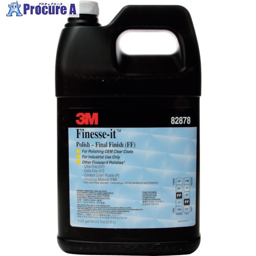 3M フィネッセ・イットウルトラフィニッシュ、 82878、 3.7L PN82878 1本 ▼566-7230