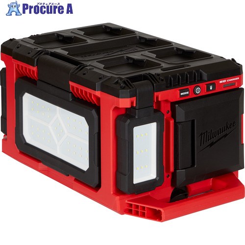 milwaukee M18 PACKOUT 充電機能付きエリアライト M18 POALC-0 JP 1個 ▼705-9665