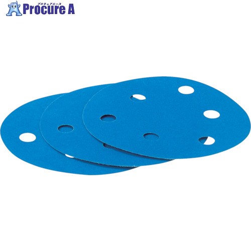 3M ブルーサンディングディスク 穴あり 外径125mm #80 (100枚入) H/DF2 80 BLU 1箱 ▼854-9894