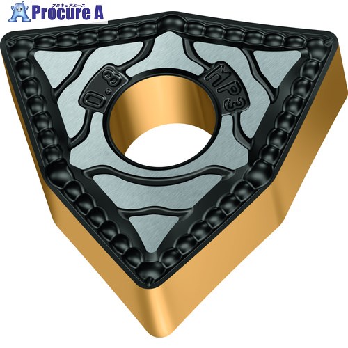Walter 旋削加工用チップ 80°トリゴンネガタイプ Tiger・tec Gold WPP05G WNMG080408-MP3 WPP05G 10個 ▼700-0088 ●O585