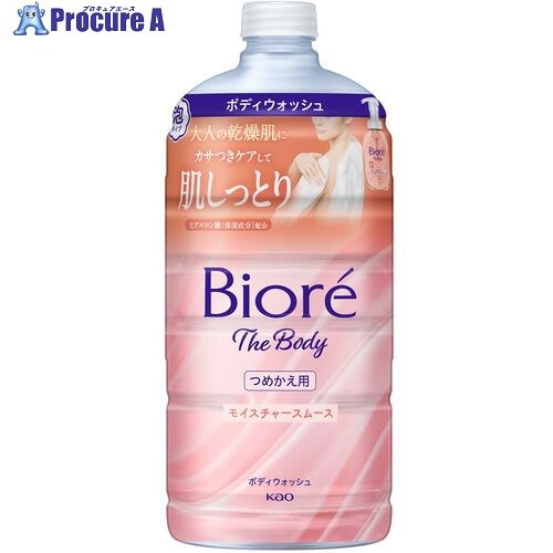 Kao ビオレ ザ ボディ 泡タイプ モイスチャースムース つめかえ用 740ml 453112 10個 ■▼708-0694 【送料都度見積】