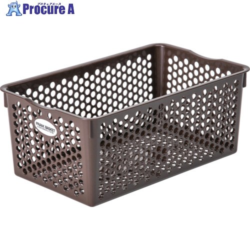 SANKO pla 432773 フランクバスケット 深型NO.2 ブラウン 172×285×118mm 43277 120個 ■▼580-0868 |プロキュアエース