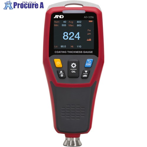 A＆D デュアルタイプ膜厚計 AD-3256 AD-3256 1台 ▼710-5844 15,653円
