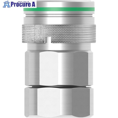 CEJN ノン・ドリップカップリング(ソケット)呼径19mm ステンレス製 バルブ付 G1メネジ NBR 10-777-1200 5個 ■▼634-2478 【送料都度見積】